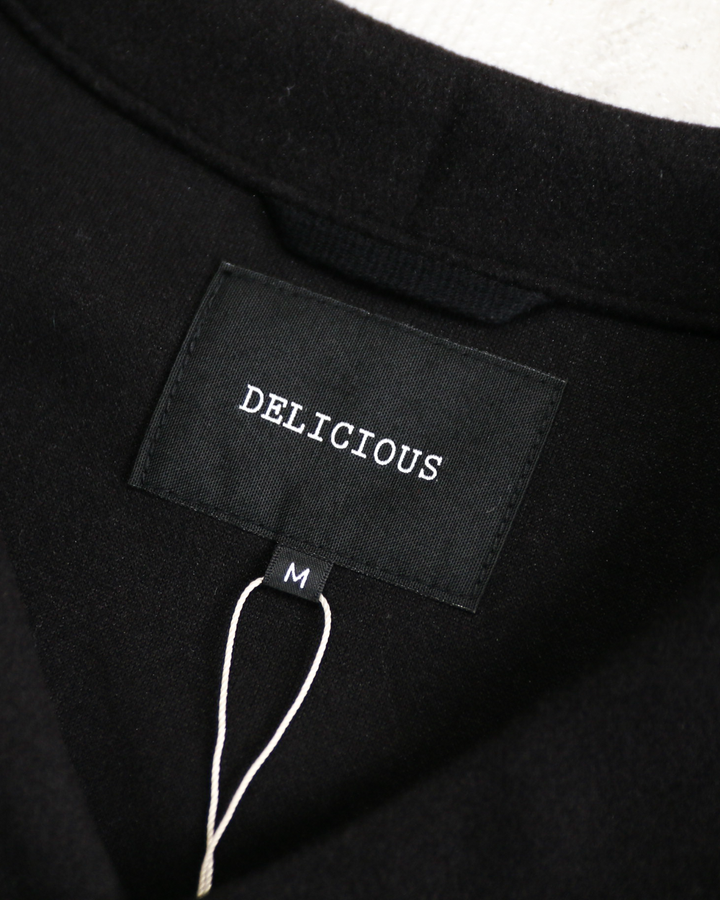 DELICIOUS デリシャス Melton Cardigan - BLK