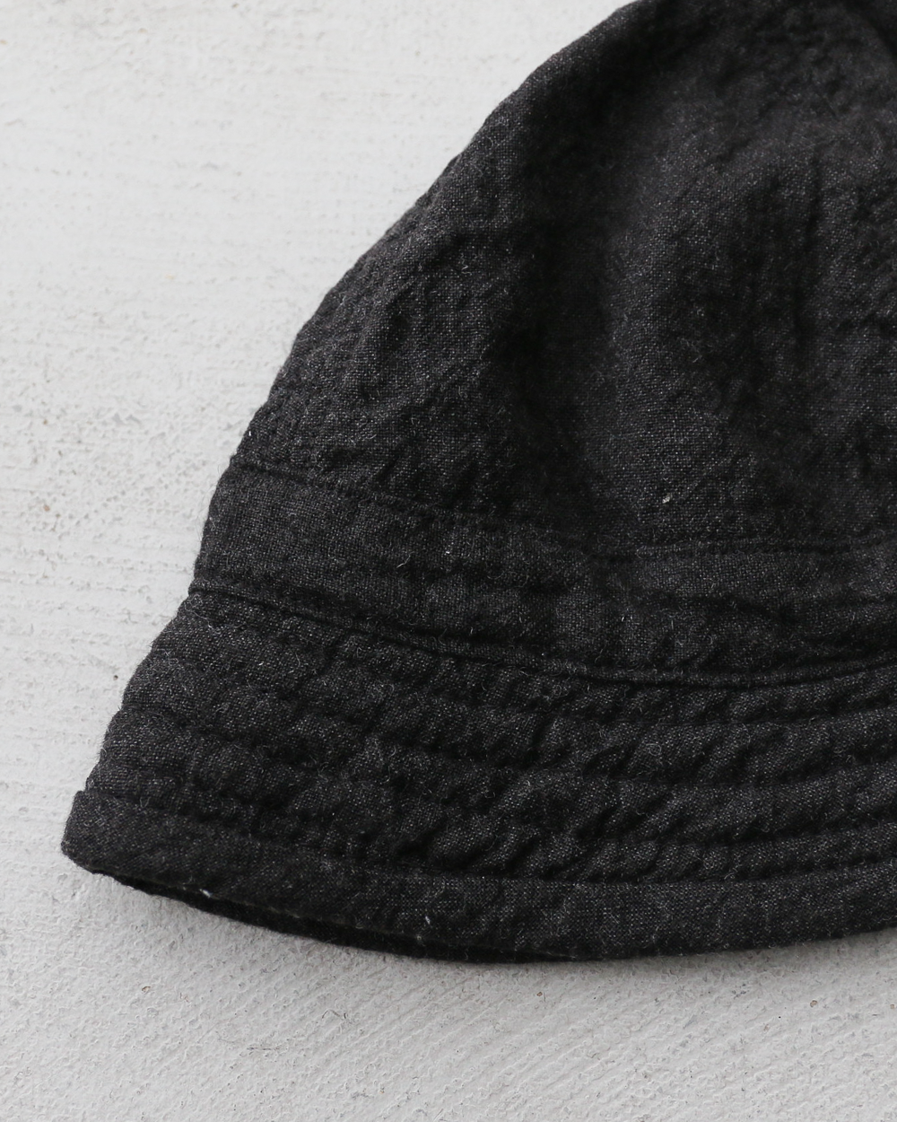 Mr.OLDMAN × NUU Linen Marine Hat Fade Black