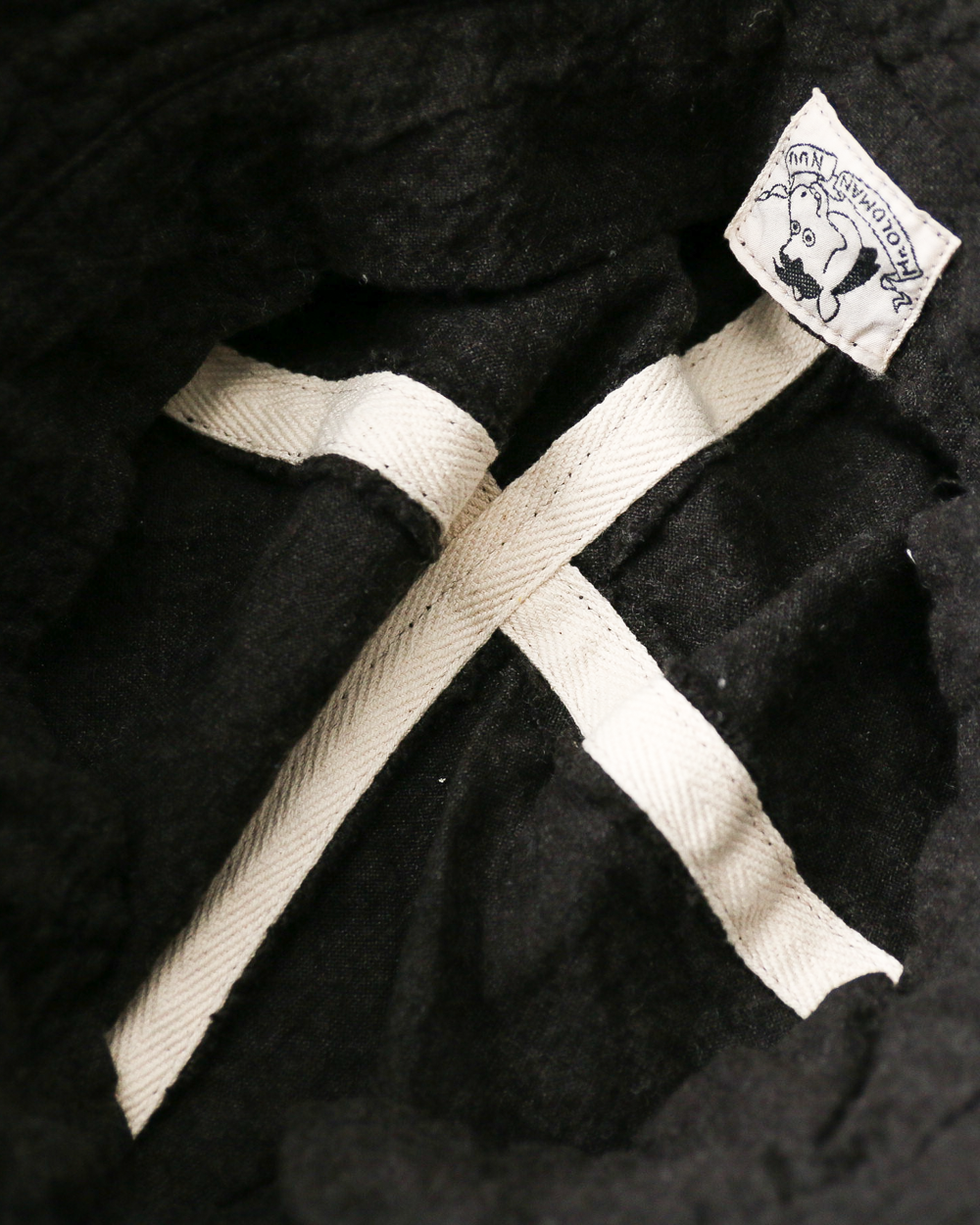 Mr.OLDMAN × NUU Linen Marine Hat Fade Black