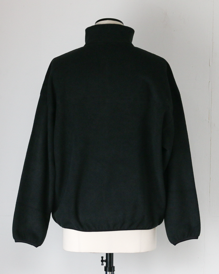 DELICIOUS デリシャス Fleece Snap Pullover - BLK