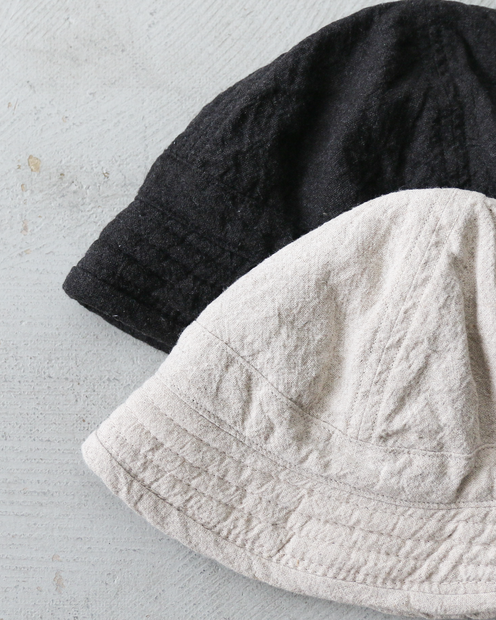 Mr.OLDMAN × NUU Linen Marine Hat Fade Black|リネンマリンハット Mr.OLDMAN × NUU Linen Marine Hat Fade Black|リネンマリンハット