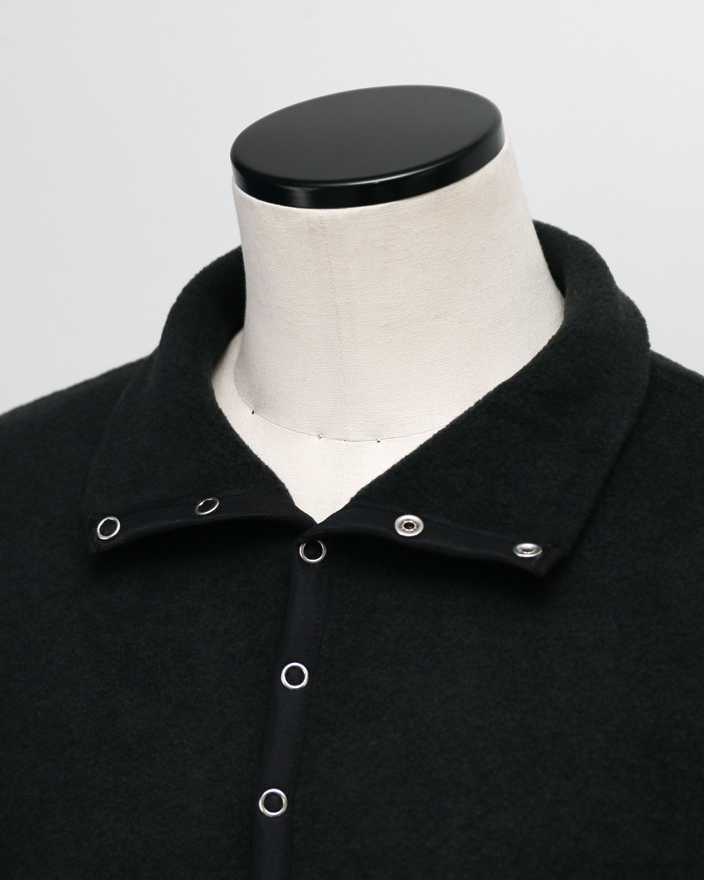 DELICIOUS デリシャス Fleece Snap Pullover - BLK