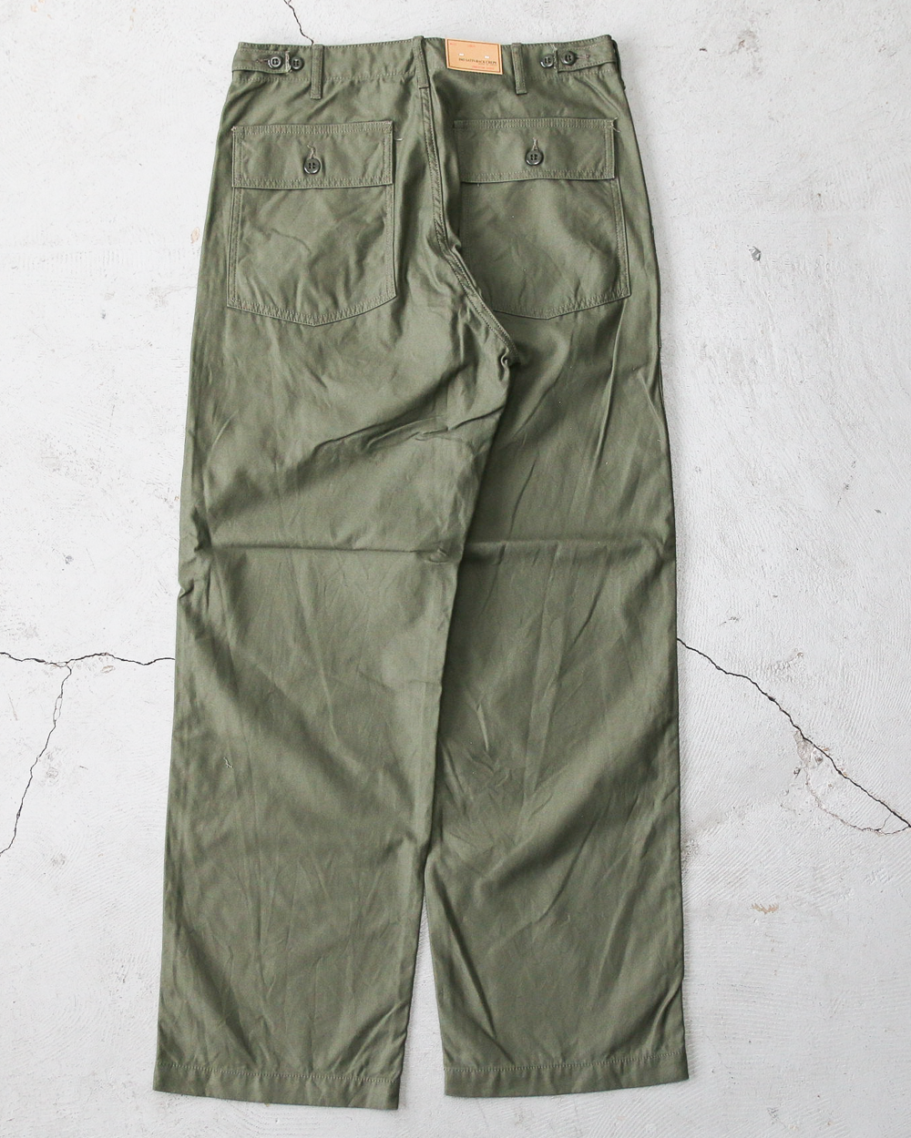 FOB factory エフオービーファクトリー F0540 BAKER PANTS TYPE2 Olive
