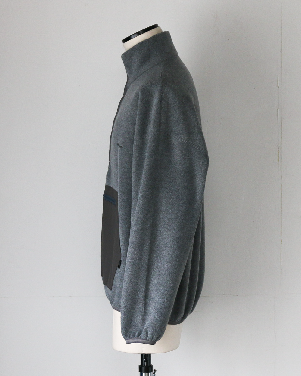 DELICIOUS デリシャス Fleece Snap Pullover - L.GRY