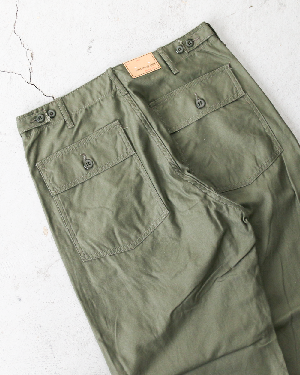 FOB factory エフオービーファクトリー F0540 BAKER PANTS TYPE2 Olive