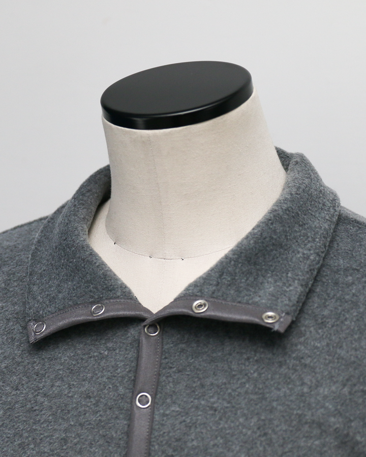 DELICIOUS デリシャス Fleece Snap Pullover - L.GRY