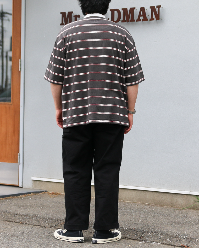 melple Seaview Rugger Shirt Black