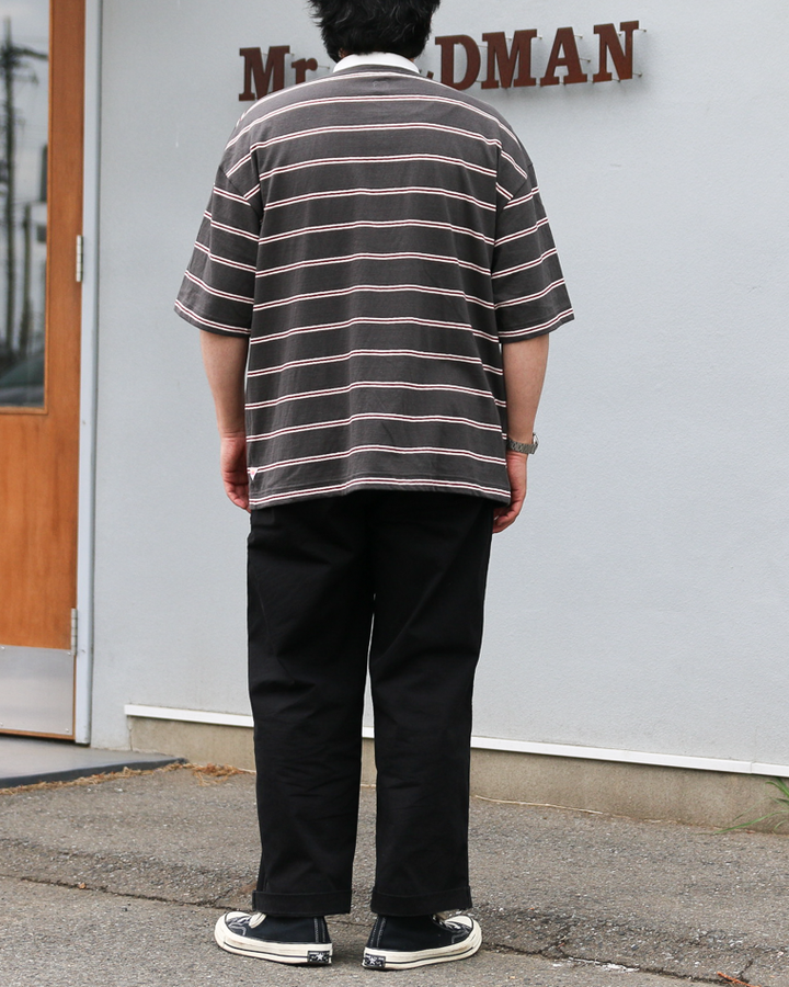 melple Seaview Rugger Shirt Black