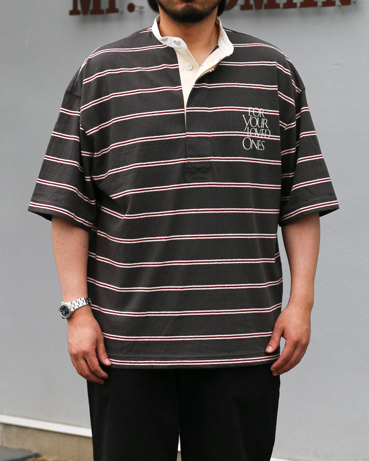melple Seaview Rugger Shirt Black