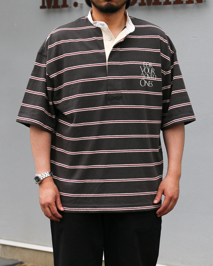 melple Seaview Rugger Shirt Black