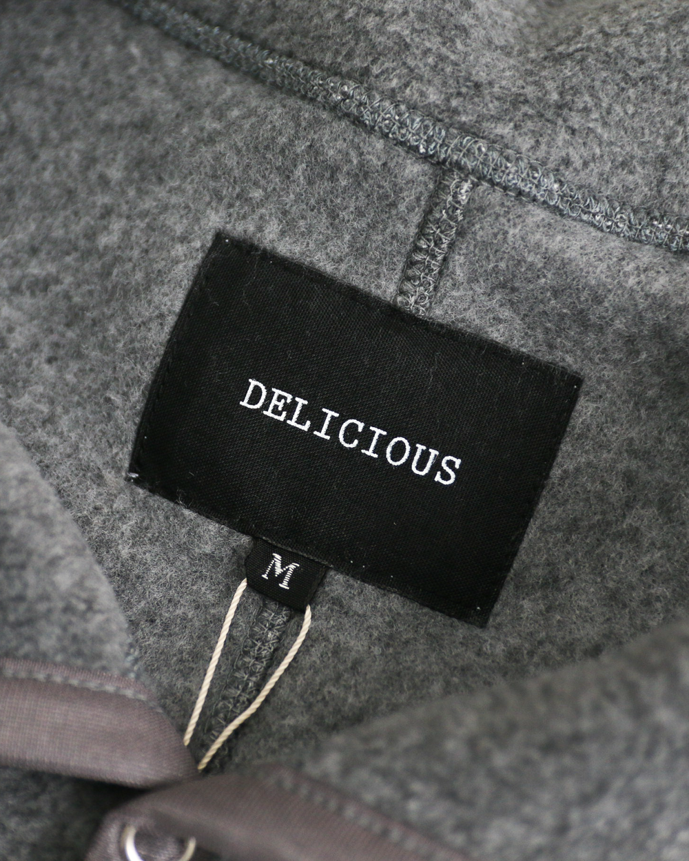 DELICIOUS デリシャス Fleece Snap Pullover - L.GRY