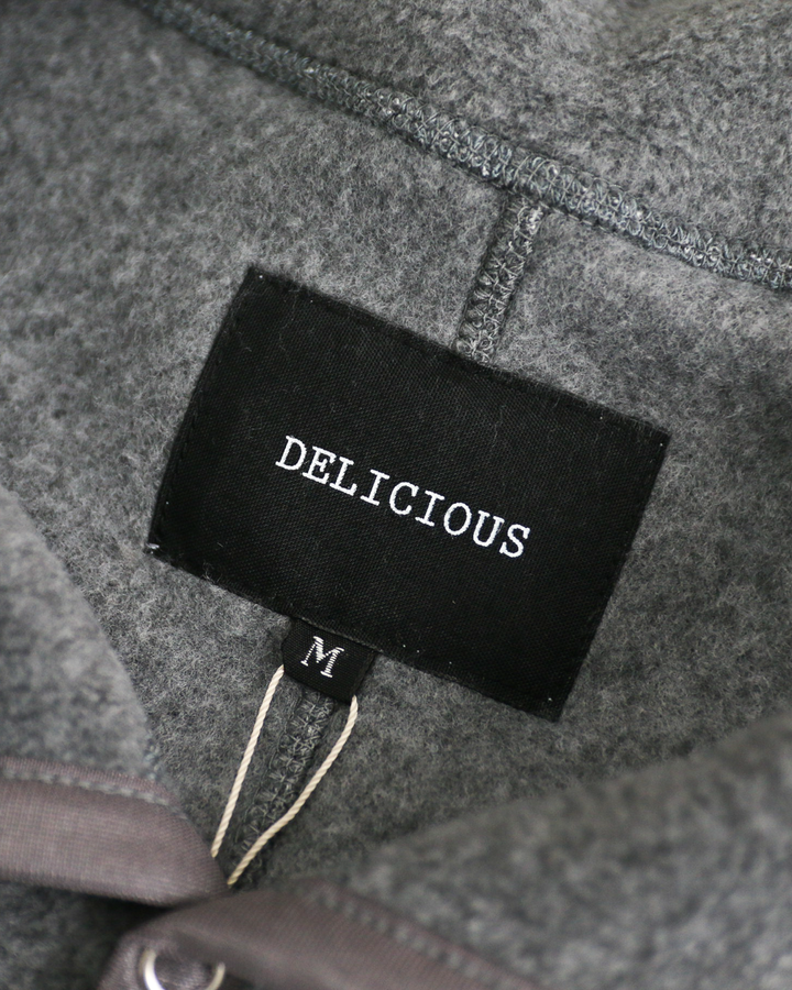 DELICIOUS デリシャス Fleece Snap Pullover - L.GRY