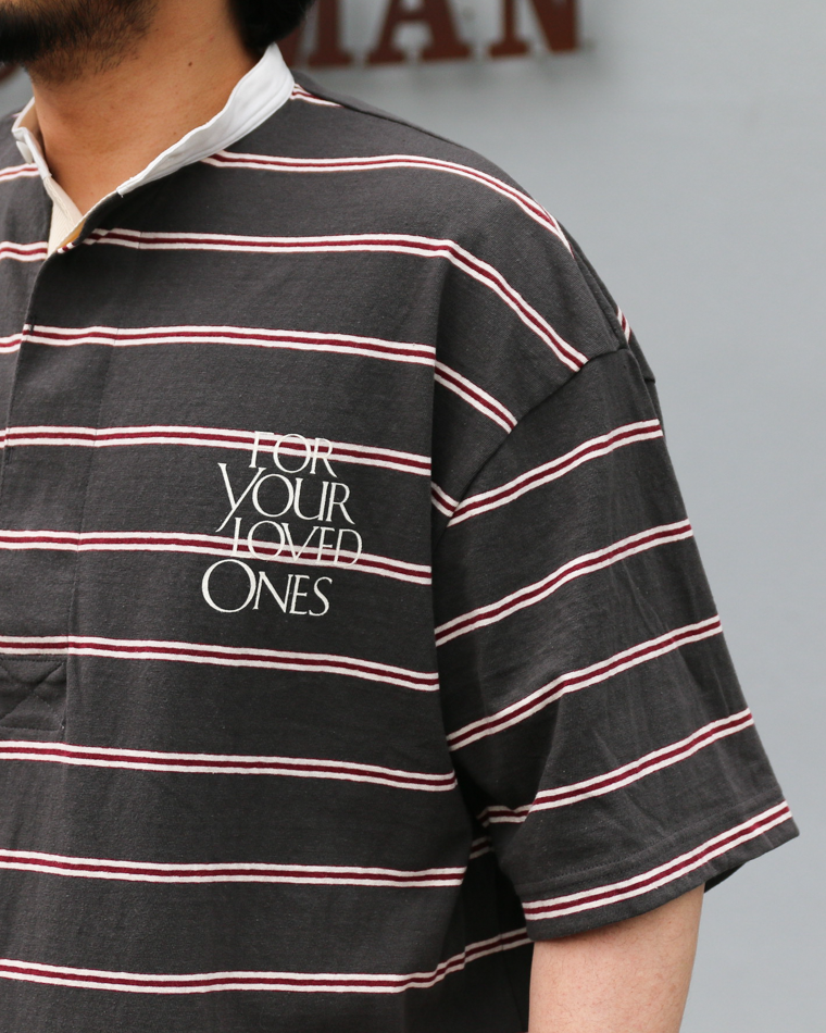 melple Seaview Rugger Shirt Black
