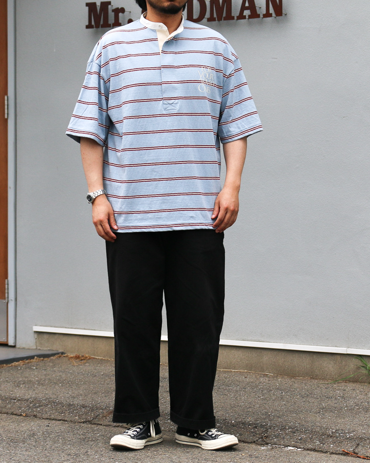 melple Seaview Rugger Shirt Blue