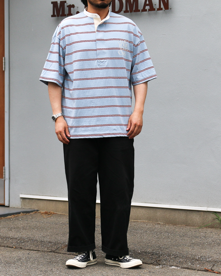 melple Seaview Rugger Shirt Blue