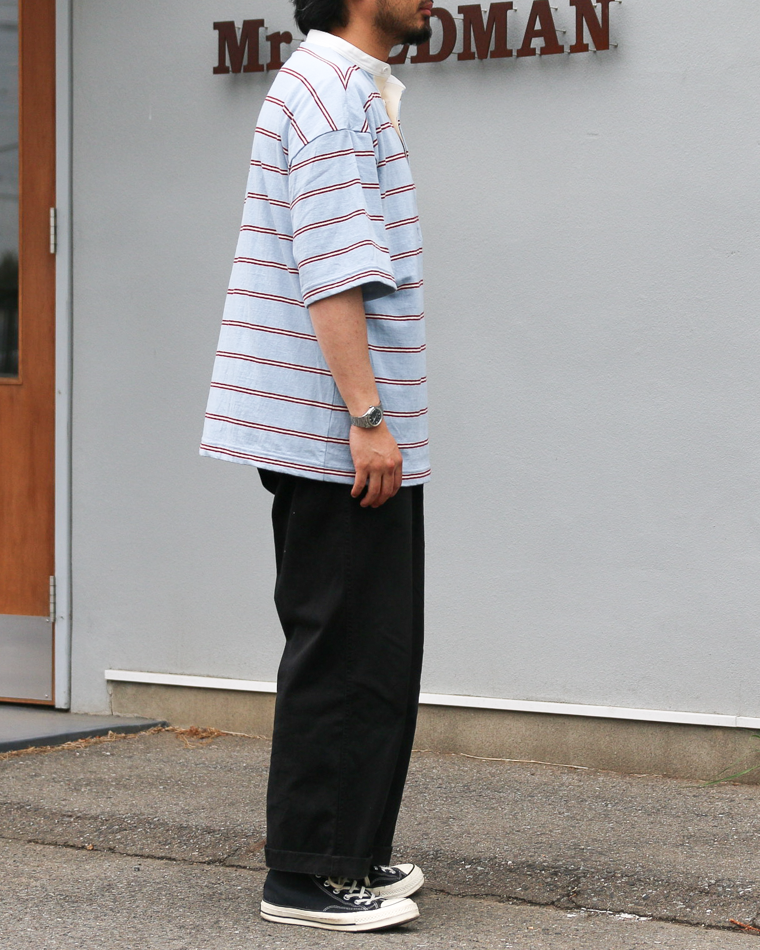 melple Seaview Rugger Shirt Blue