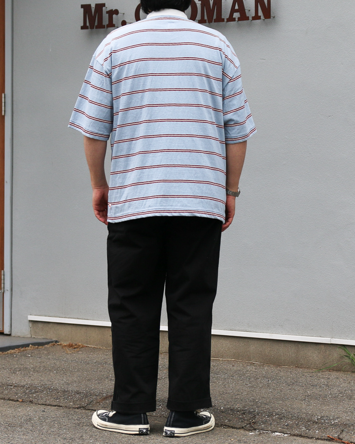 melple Seaview Rugger Shirt Blue