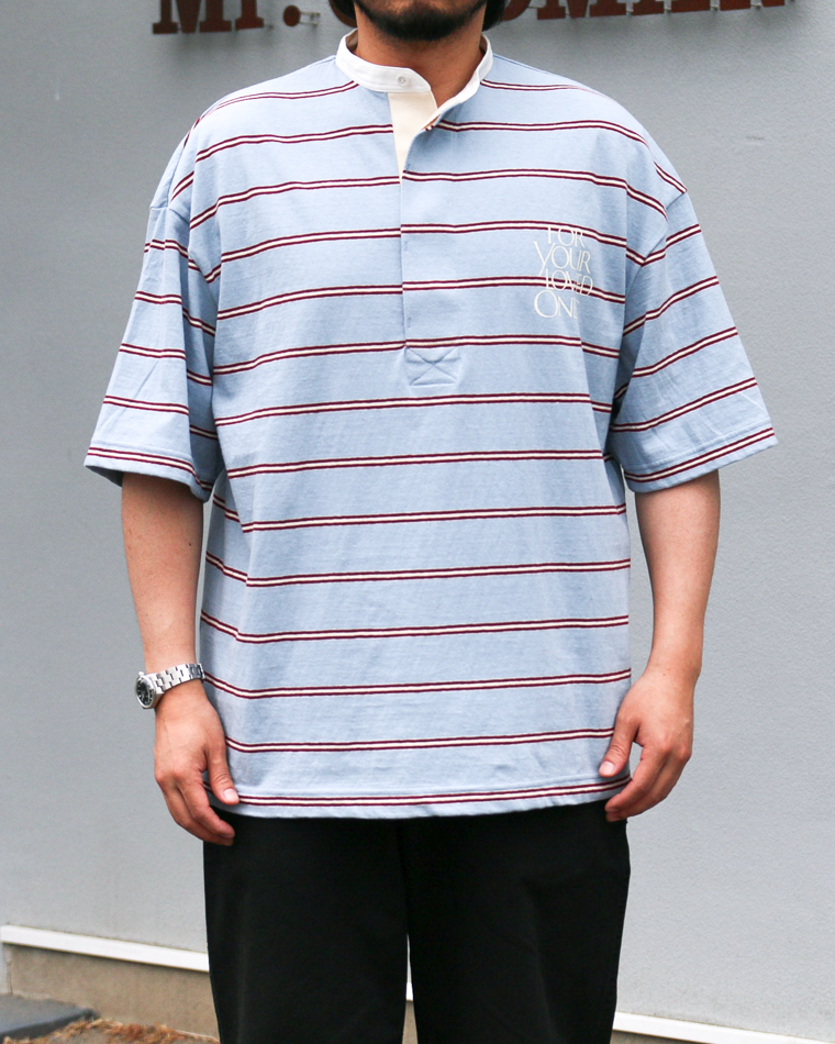 melple Seaview Rugger Shirt Blue