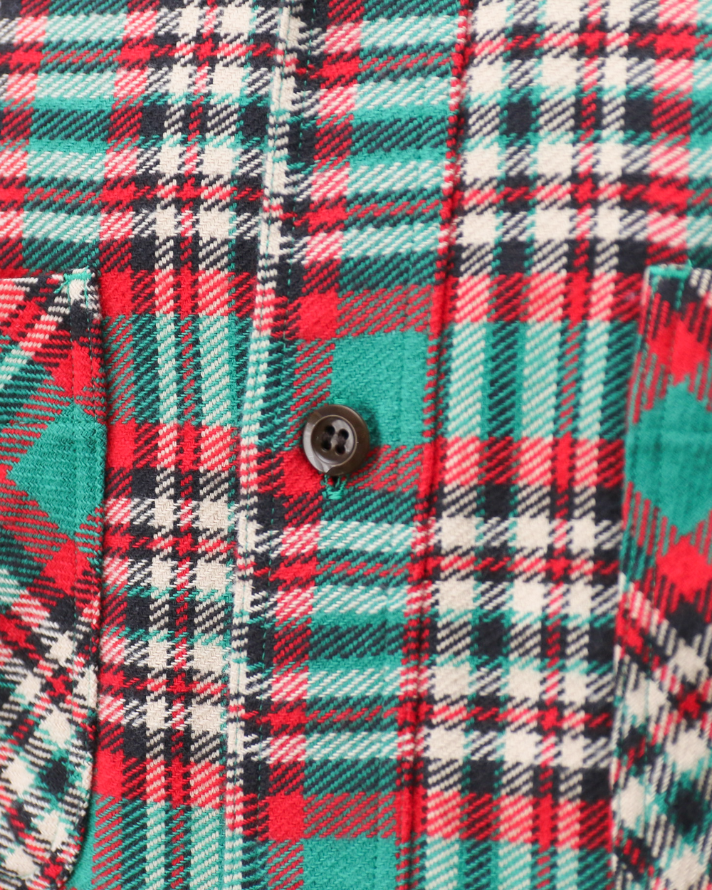SUGAR CANE SC29778 Twill Check Work Shirt Green