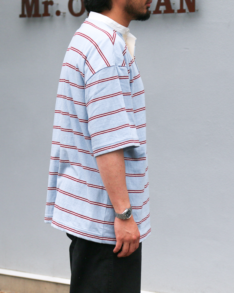 melple Seaview Rugger Shirt Blue