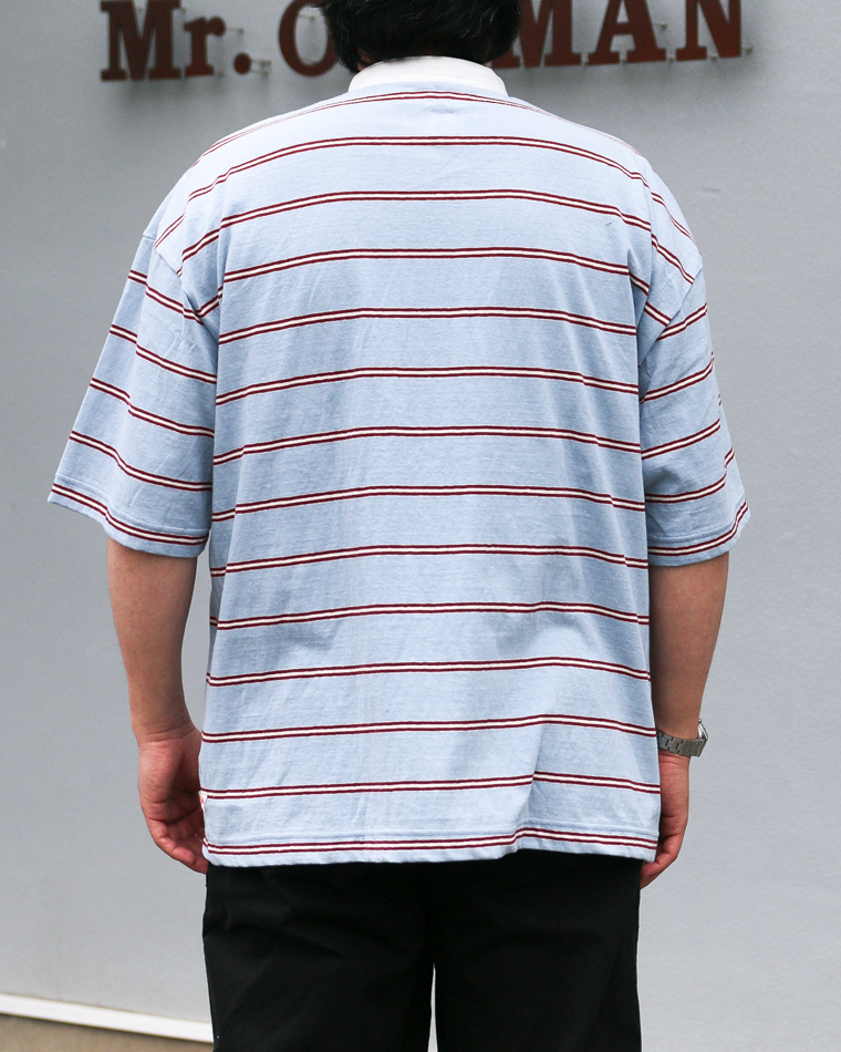 melple Seaview Rugger Shirt Blue