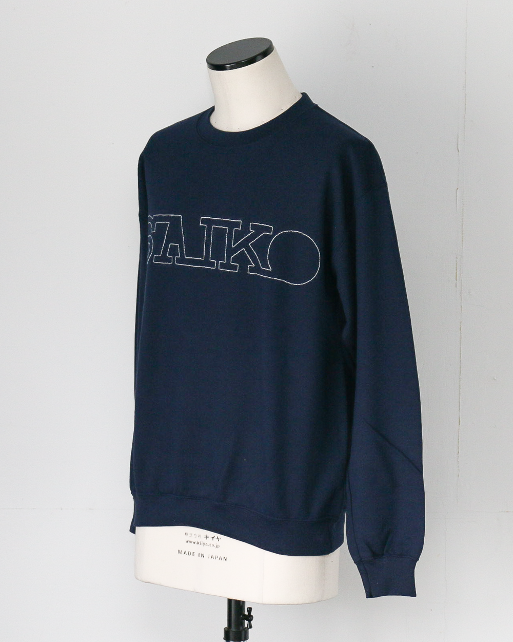 O.K. オーケー SAIKO Stitch Crew Sweat Navy