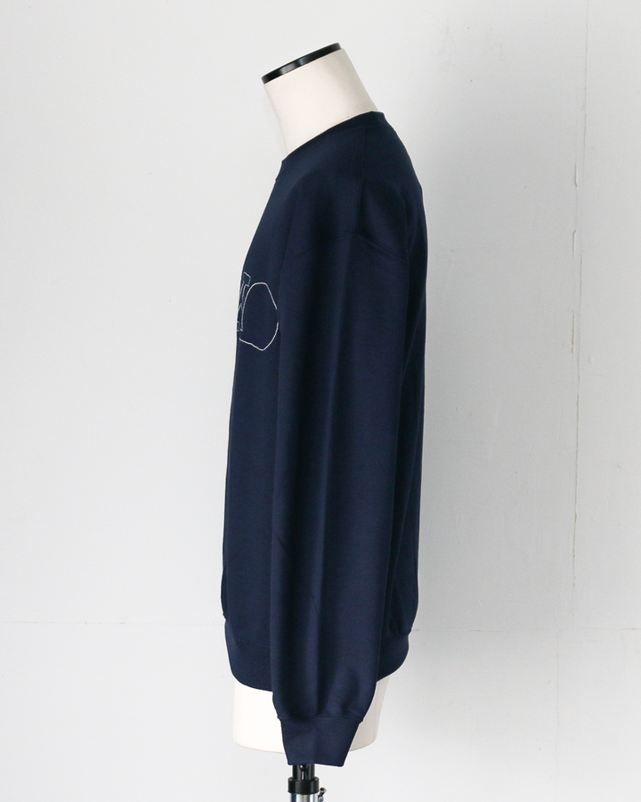 O.K. オーケー SAIKO Stitch Crew Sweat Navy