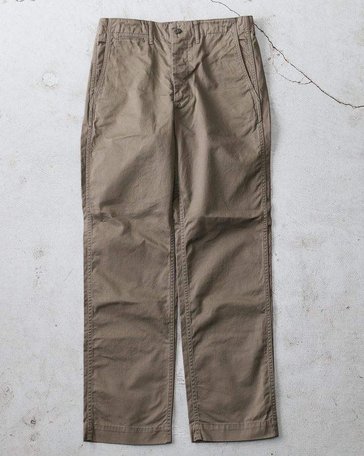 WORKERS ワーカーズ Officer Trousers, Regular Fit, 8 oz Hunter Green Chino