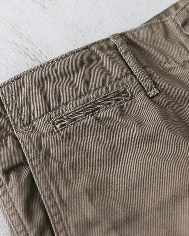 WORKERS ワーカーズ Officer Trousers, Regular Fit, 8 oz Hunter Green Chino