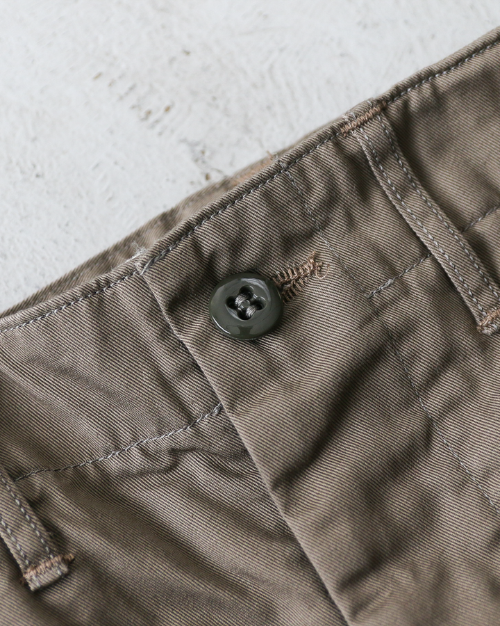 WORKERS ワーカーズ Officer Trousers, Regular Fit, 8 oz Hunter Green Chino