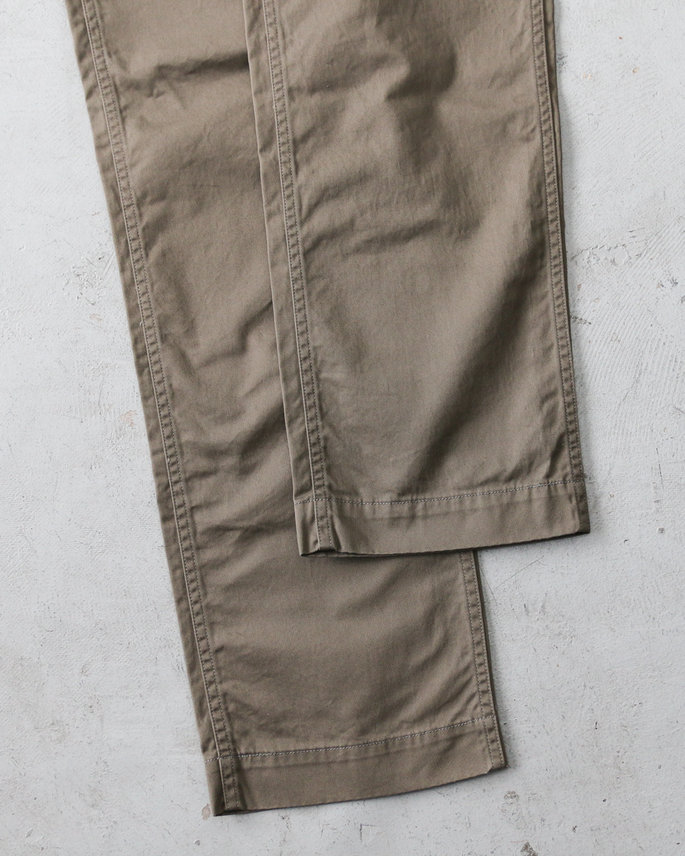 WORKERS ワーカーズ Officer Trousers, Regular Fit, 8 oz Hunter Green Chino