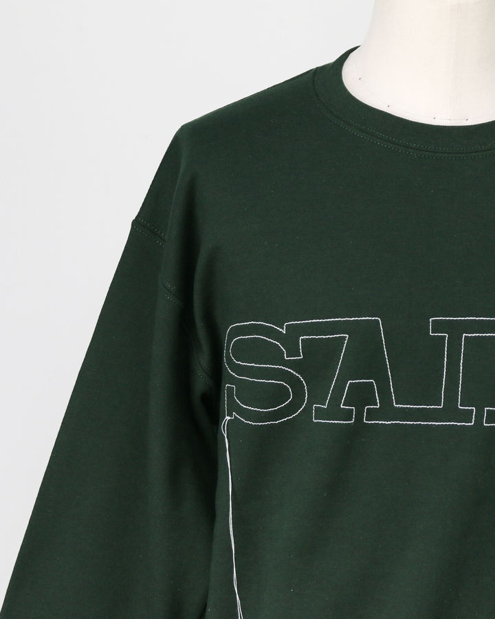 O.K. オーケー SAIKO Stitch Crew Sweat Green