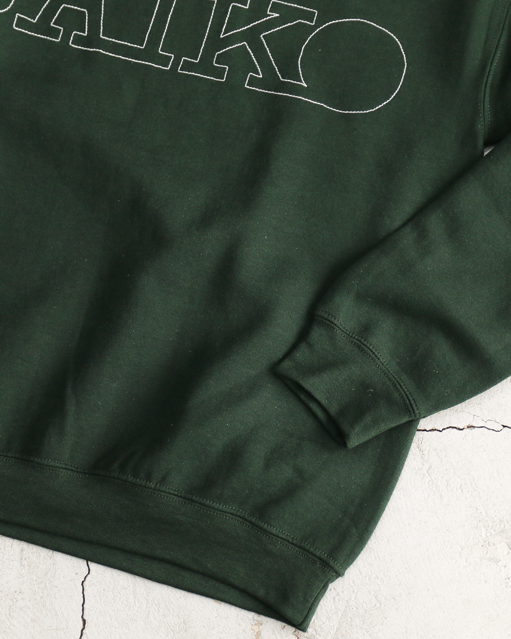 O.K. オーケー SAIKO Stitch Crew Sweat Green
