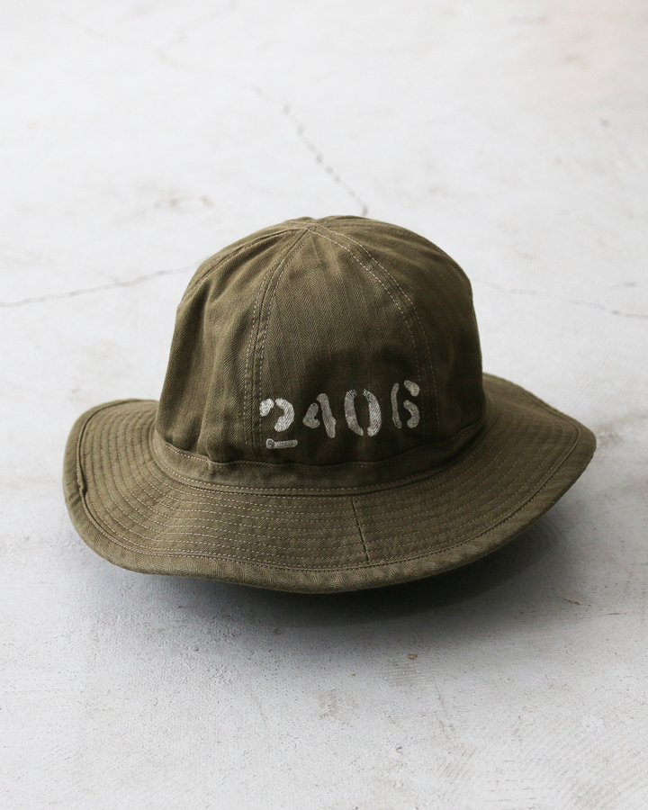 COLIMBO コリンボ ZB-0603 Doughboy Hat (Army Hat) "2406 FIELD STENCIL"