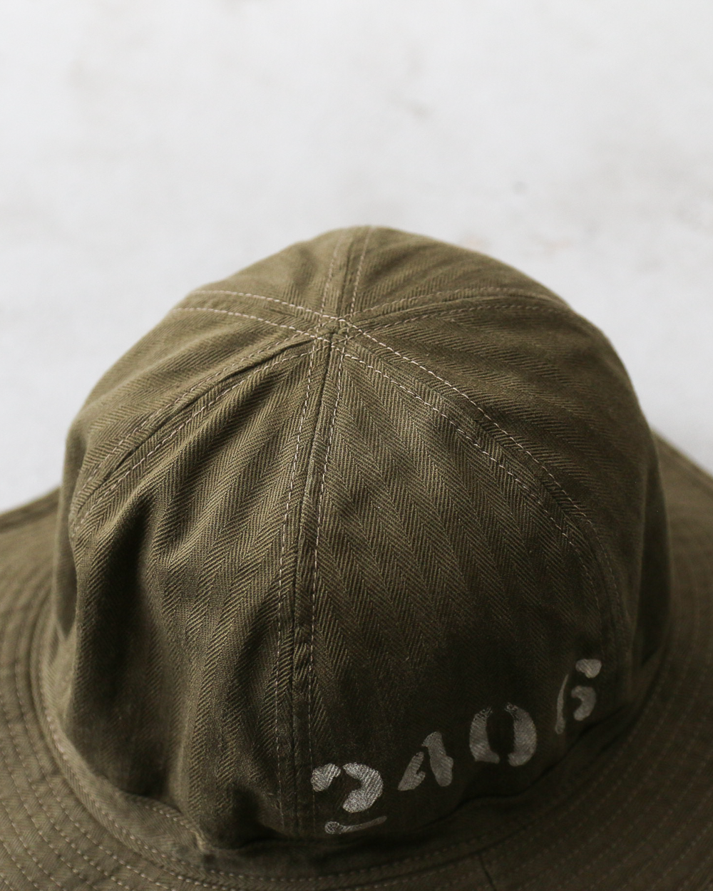 COLIMBO コリンボ ZB-0603 Doughboy Hat (Army Hat) "2406 FIELD STENCIL"