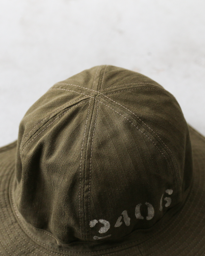 COLIMBO コリンボ ZB-0603 Doughboy Hat (Army Hat) "2406 FIELD STENCIL"