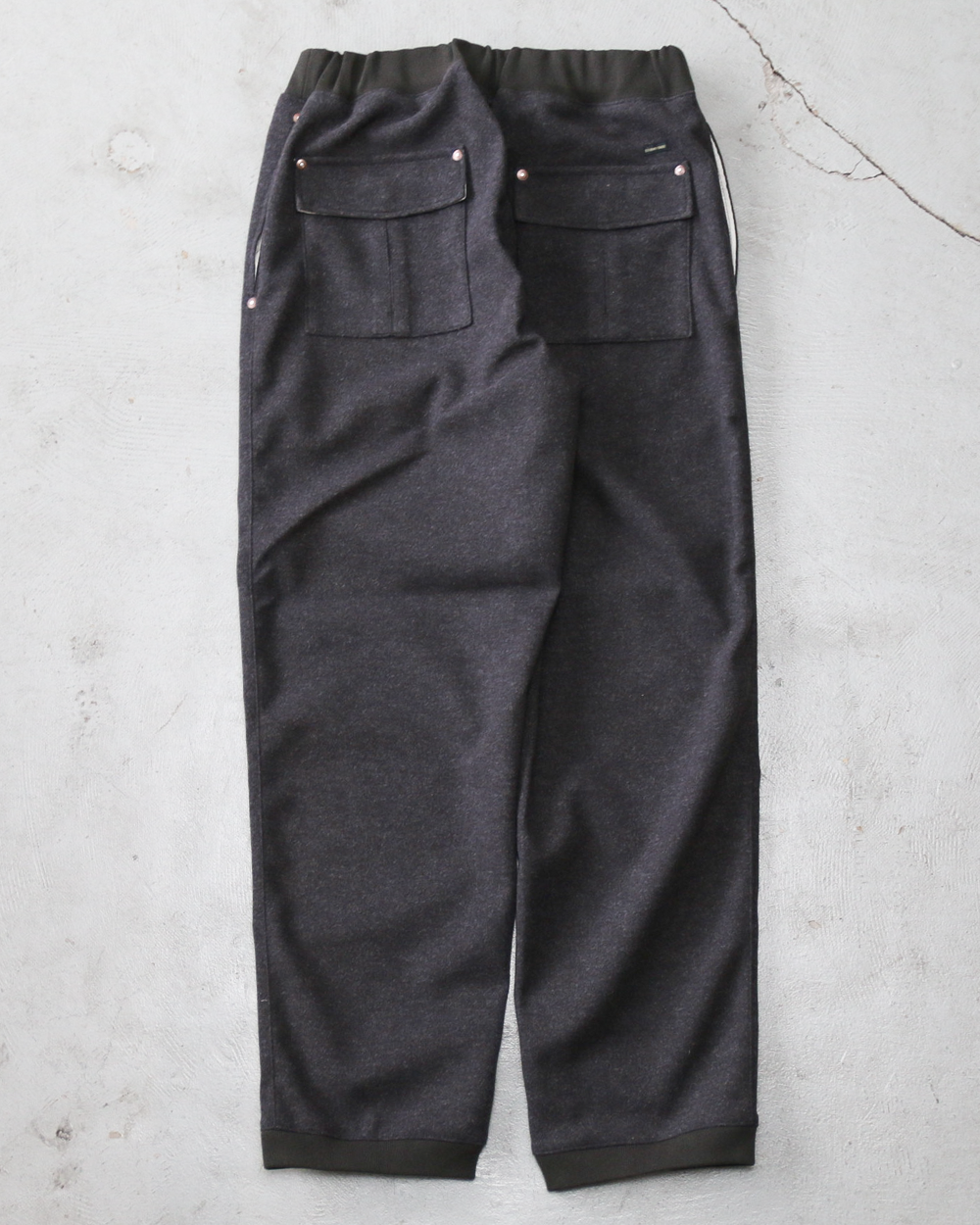 DELICIOUS デリシャス RIB PANTS -FW model - GRY
