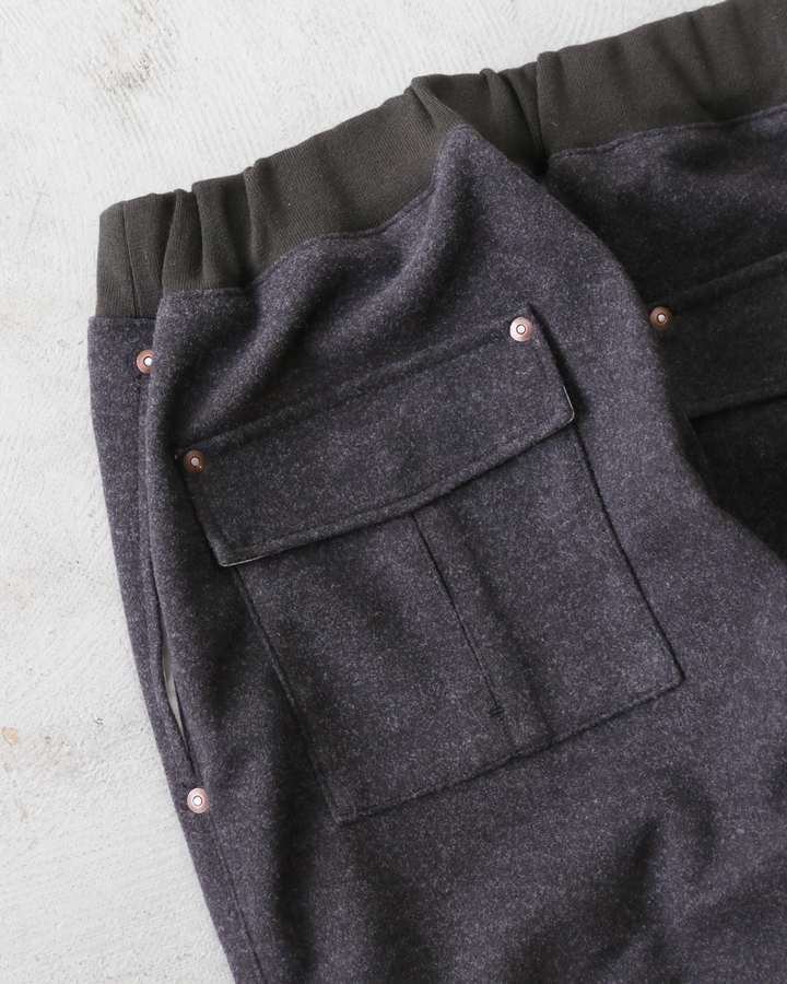 DELICIOUS デリシャス RIB PANTS -FW model - GRY