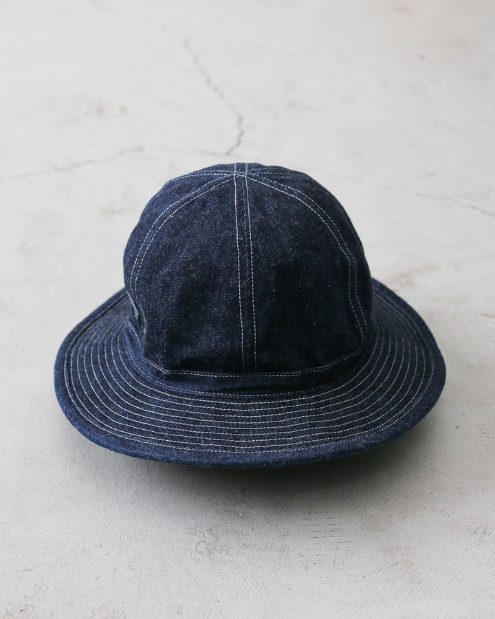 COLIMBO コリンボ ZB-0601 Doughboy Hat (Army Hat) "2406 FIELD STENCIL" Indigo Denim