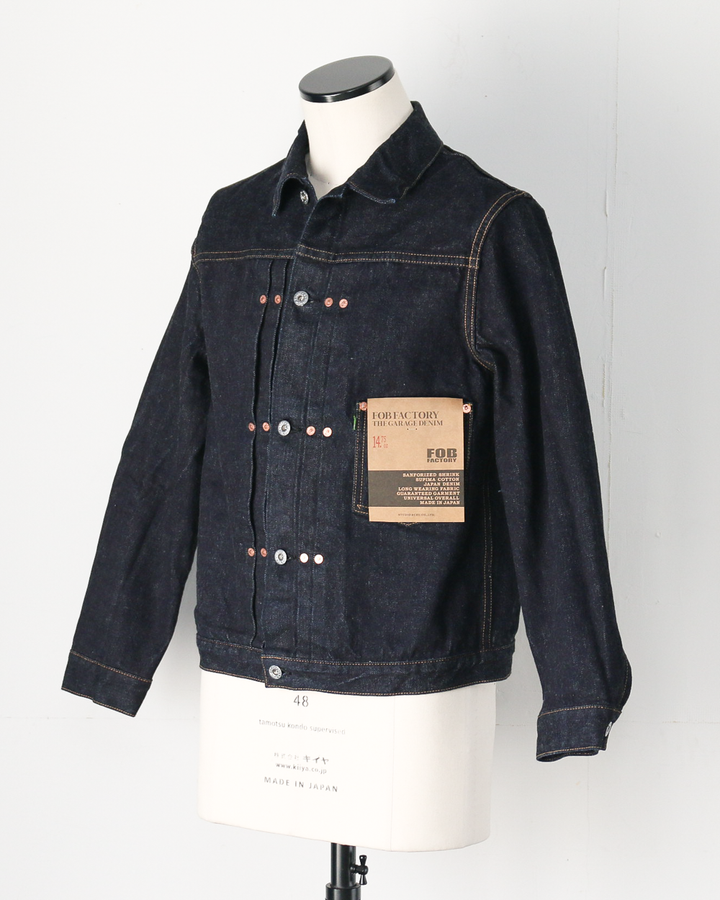 FOB factory エフオービーファクトリー F2432 SELVEDGE GARAGE DENIM JACKET