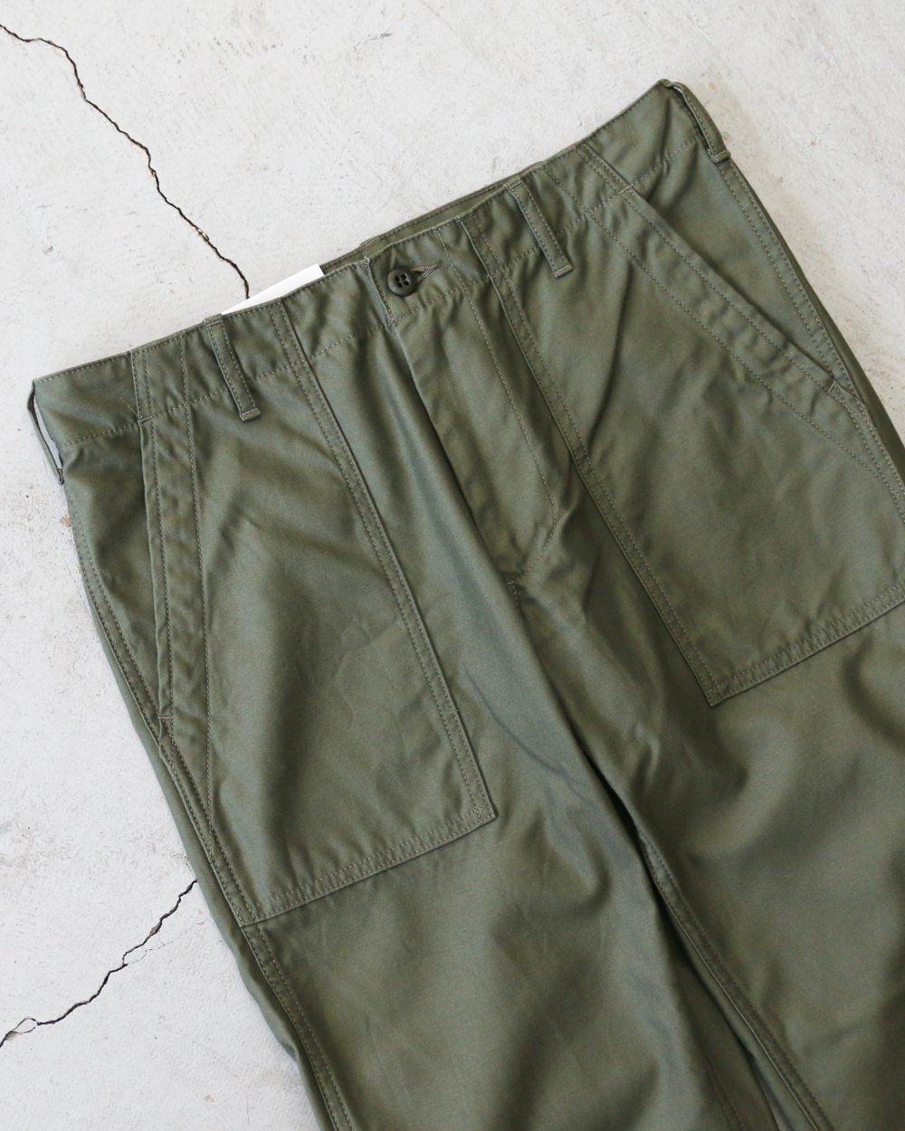 FOB factory エフオービーファクトリー F0431 BAKER PANTS Olive