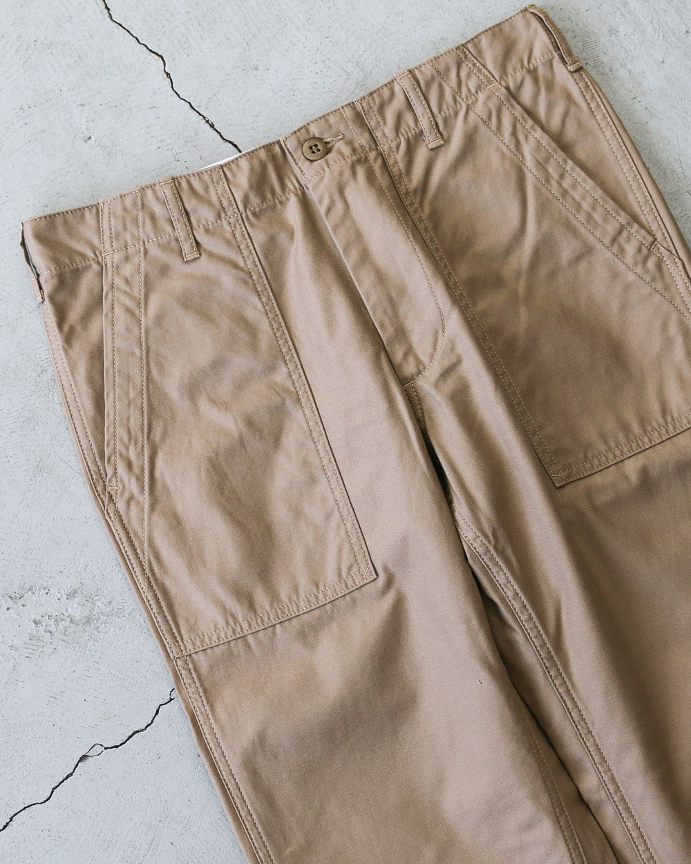 FOB factory エフオービーファクトリー F0431 BAKER PANTS Beige