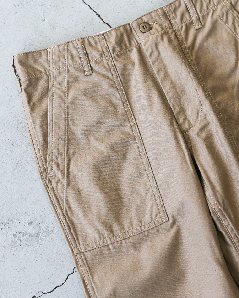FOB factory エフオービーファクトリー F0431 BAKER PANTS Beige