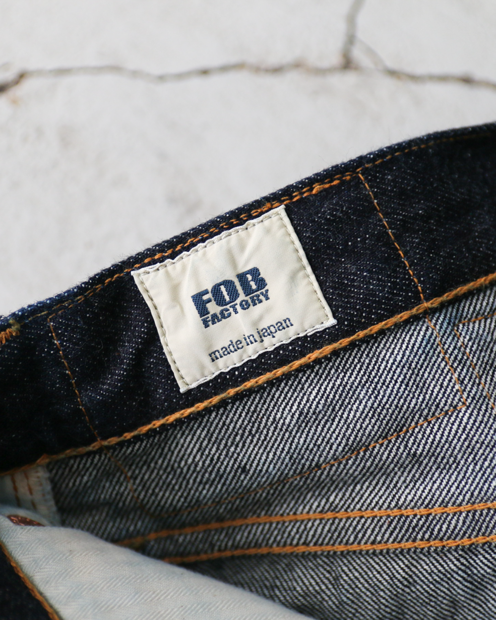 FOB factory 工廠 FOB F165 赤耳車庫丹寧五口袋牛仔褲