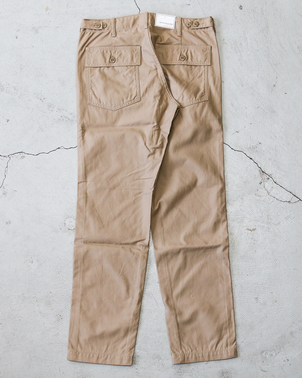 FOB factory エフオービーファクトリー F0431 BAKER PANTS Beige