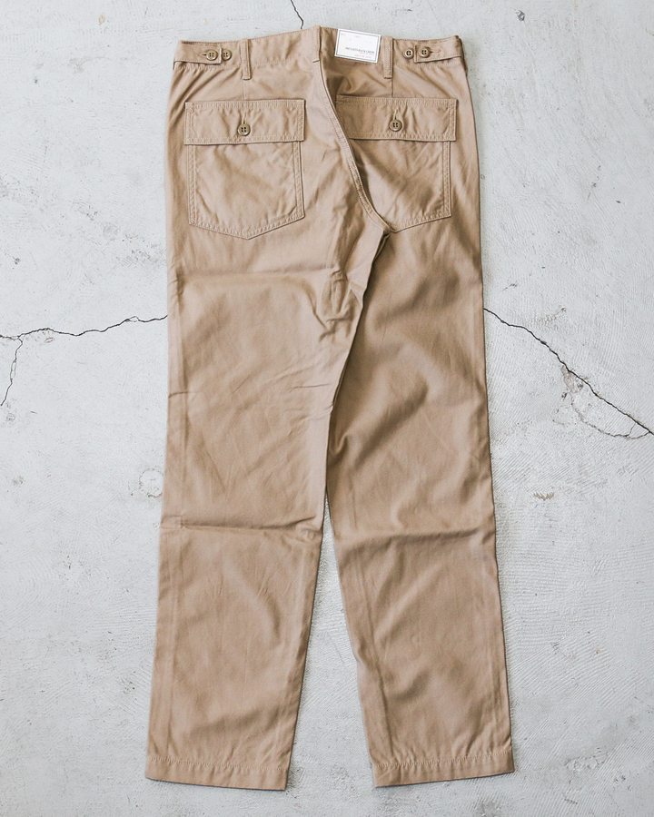 FOB factory エフオービーファクトリー F0431 BAKER PANTS Beige