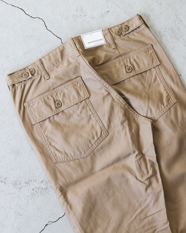 FOB factory エフオービーファクトリー F0431 BAKER PANTS Beige