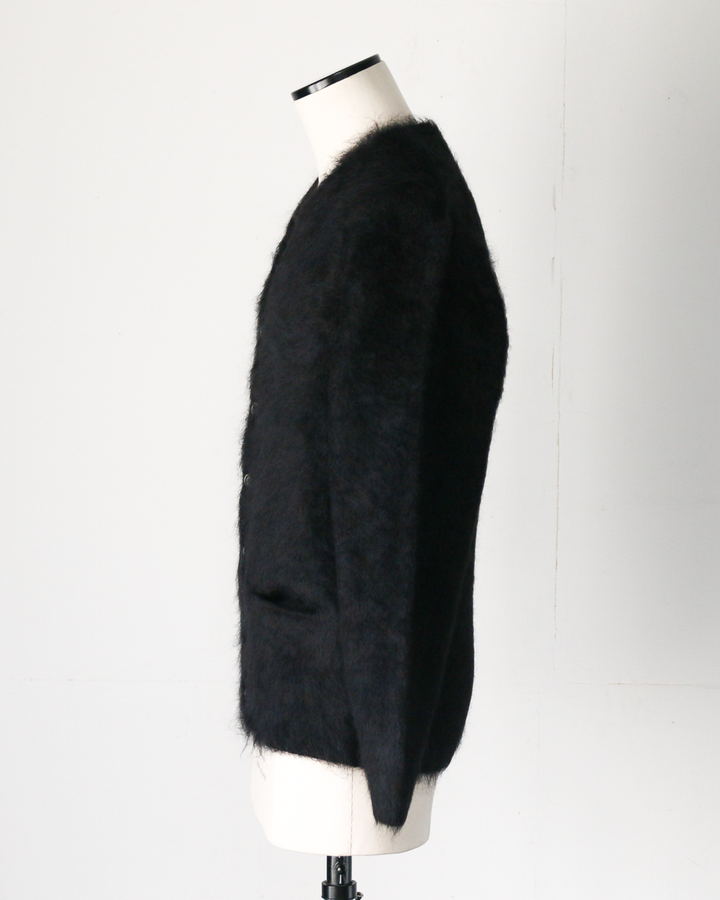 A.R.P.® Authentic Reproduction Products® モヘアカーディガン Premium Classic Mohair Cardigan W/Pocket "Abstract Black"