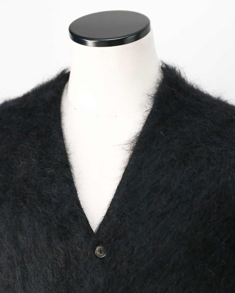 A.R.P.® Authentic Reproduction Products® モヘアカーディガン Premium Classic Mohair Cardigan W/Pocket "Abstract Black"