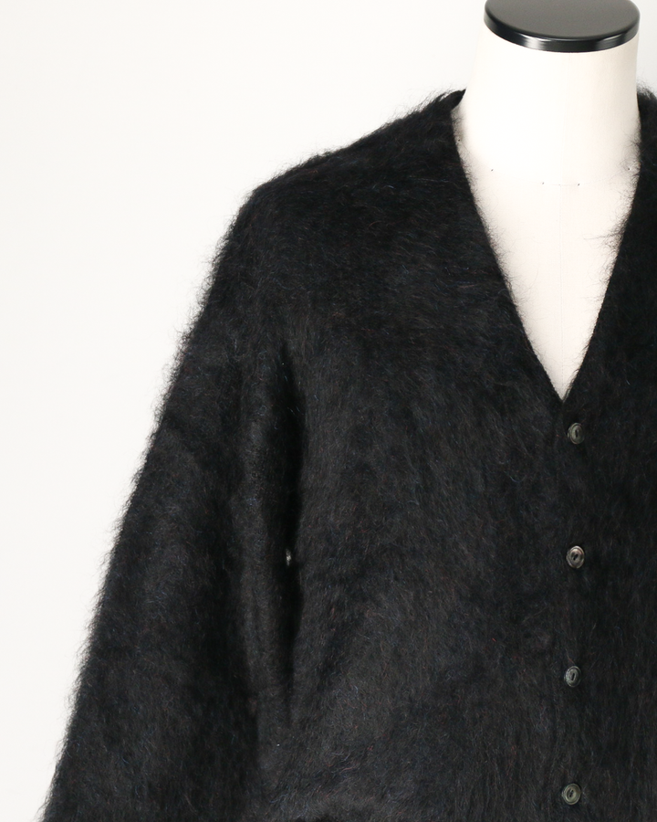 A.R.P.® Authentic Reproduction Products® モヘアカーディガン Premium Classic Mohair Cardigan W/Pocket "Abstract Black"